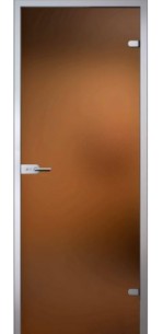 Стеклянная дверь АКМА Light бронзовое матовое