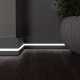 Плинтус c LED-подстветкой LW Decor Висконсин