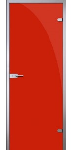 Стеклянная дверь АКМА Triplex Красный
