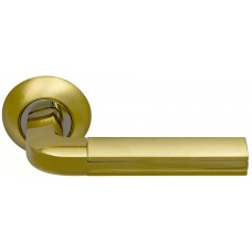Дверная ручка Archie Sillur 96 S.Gold/P.Gold матовое золото / золото блестящее