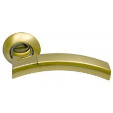 Дверная ручка Archie Sillur 132 S.Gold/P.Gold матовое золото / блестящее золото