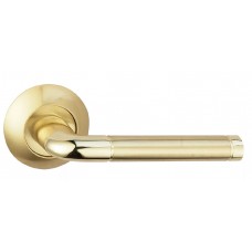 Дверная ручка Bussare LINDO A-34-10 GOLD/S.GOLD (матовое золото)